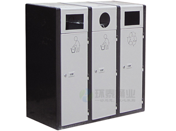 三分類鋼制分類垃圾桶HT-GB4720,鋼板,垃圾桶,歡迎,使用,ueditor,